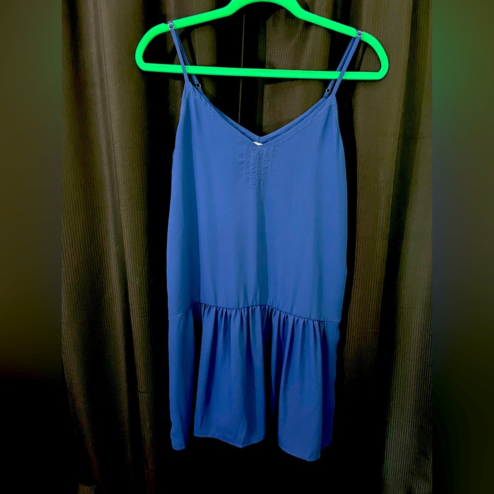 EUC. Blue Drop Waist Sundress. Size Small.